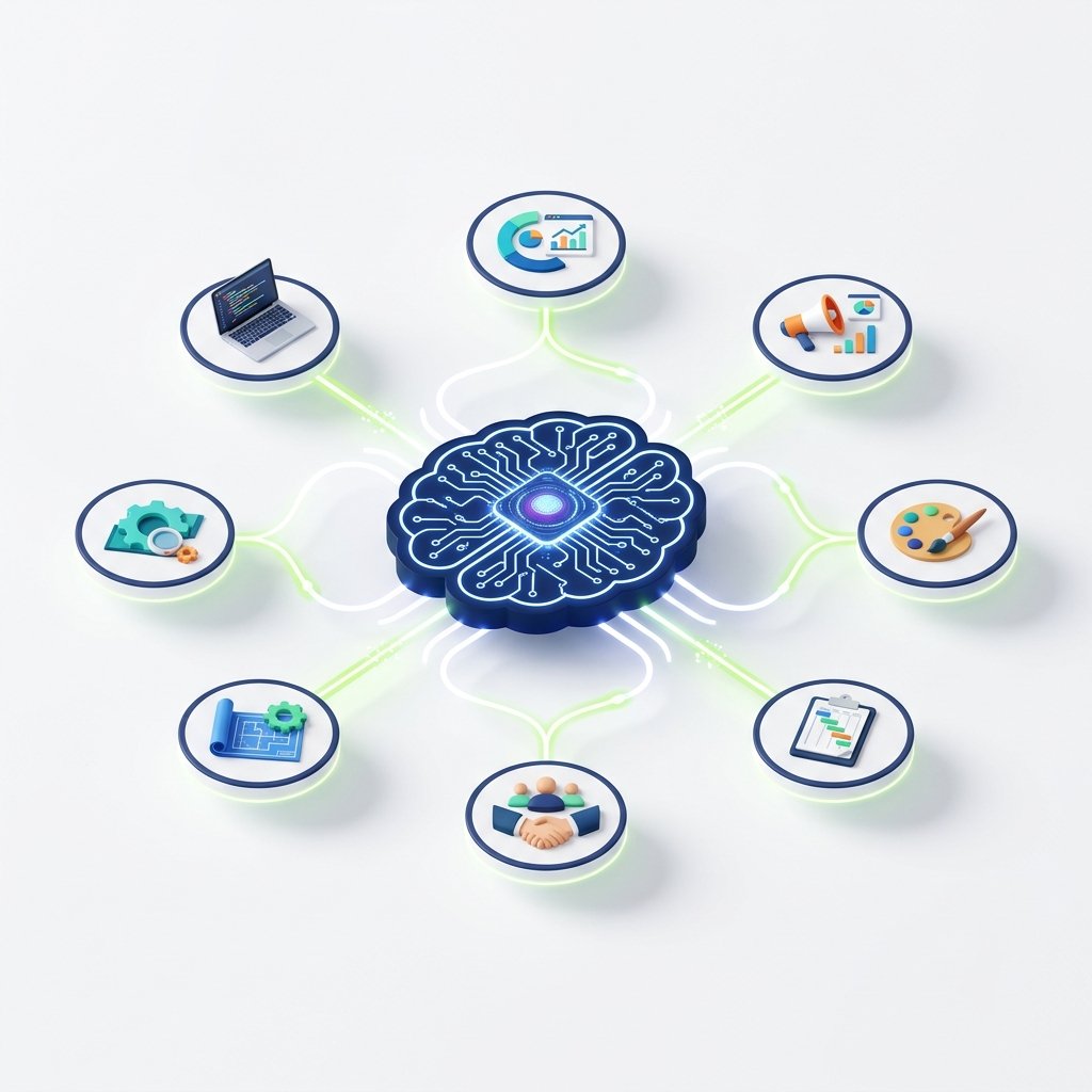 AI Job Matching Illustration
